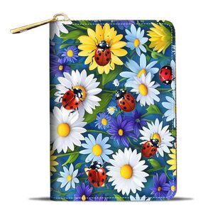 6150 Credit Card Holder Wallets , Small RFID Wallet Slim Leather Card